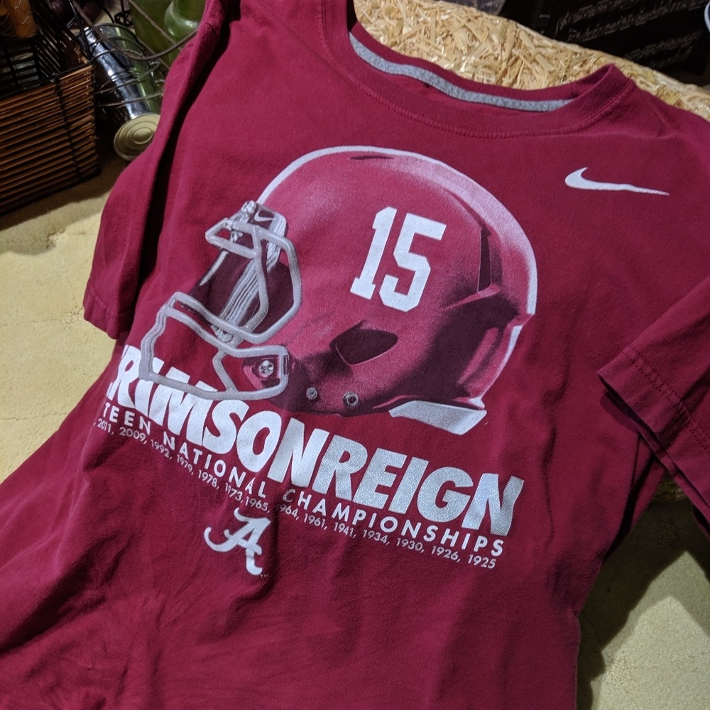 FREE U of Alabama Nike 15 Championships Tee